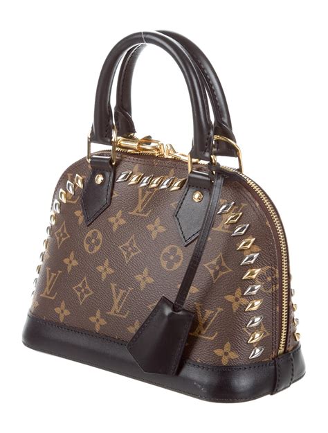 louis vuitton alma bb black|louis vuitton alma bb monogram.